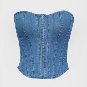 NWT Micas Denim Corset